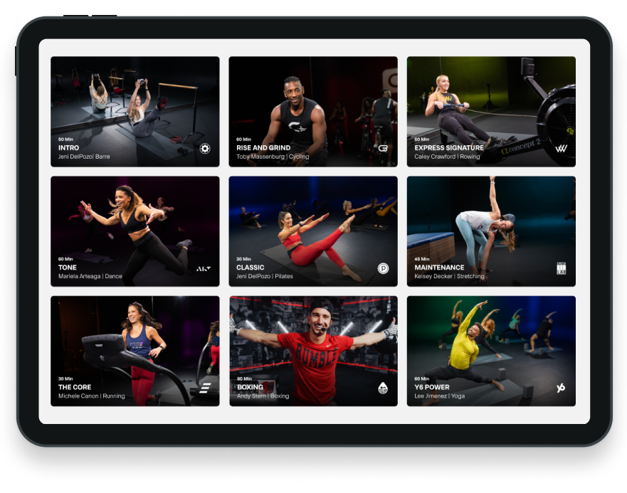 on demand workouts
